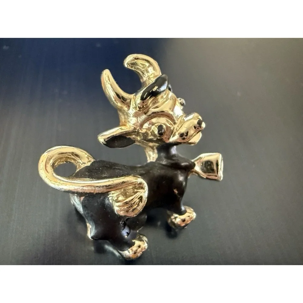 Farm Mini Cow Brooch Pin 1